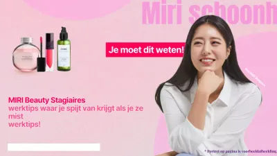 Roze Opgeruimd Werktips advertentie