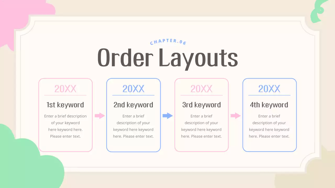 다채로운 현대 템플릿 프레젠테이션