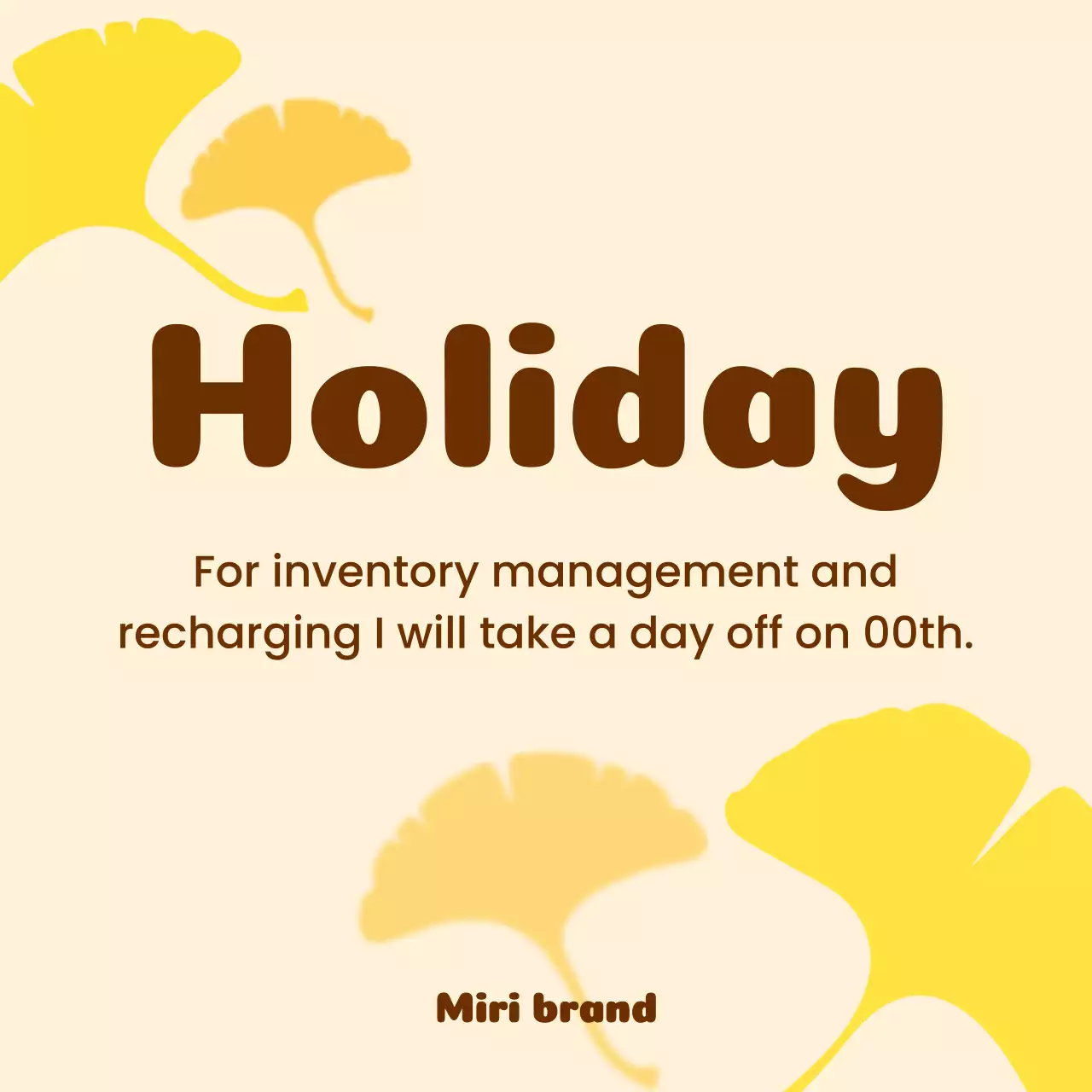 Yellow Retro Fall Promotion Instagram Carousel