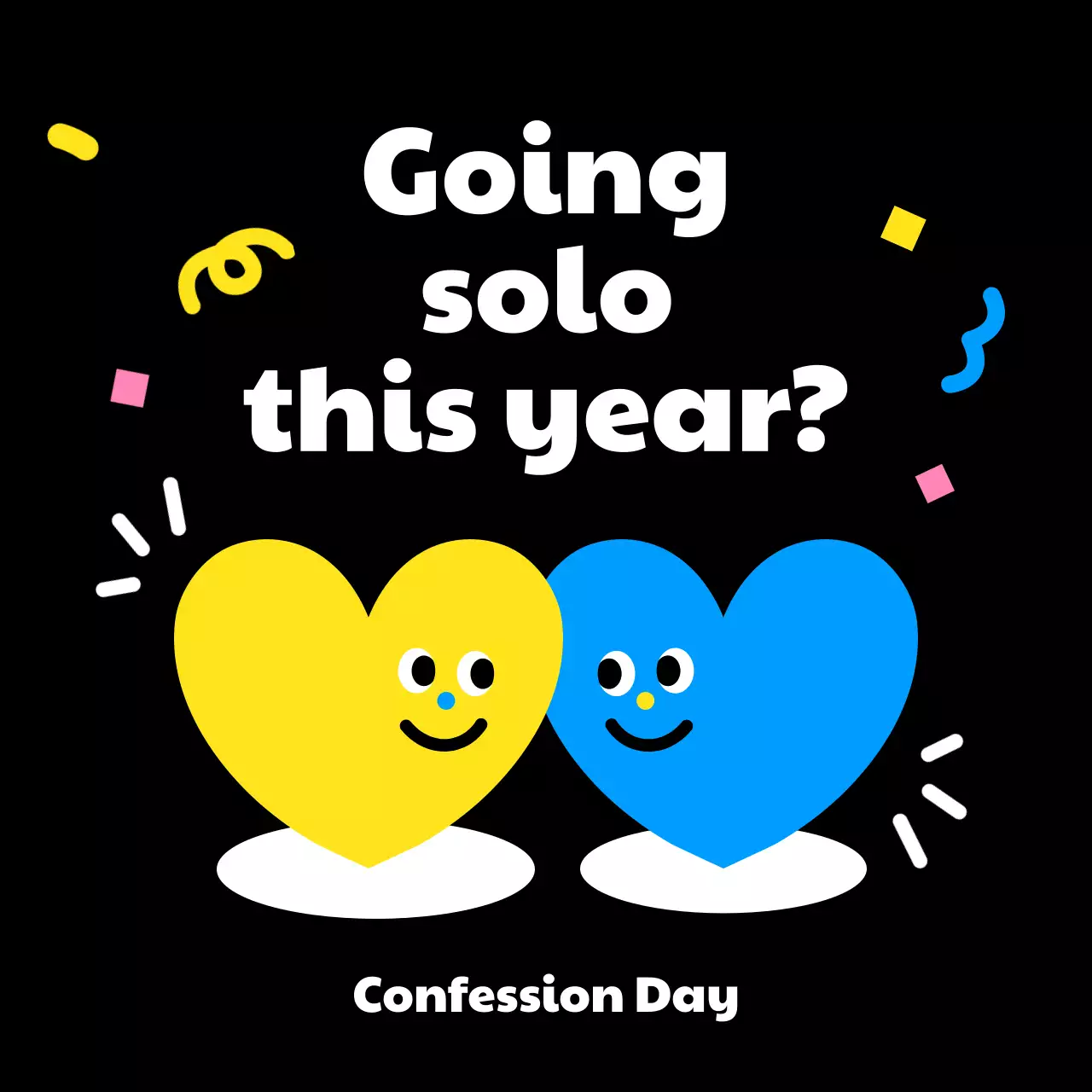 Black Comic Love Promotion Social Media Post