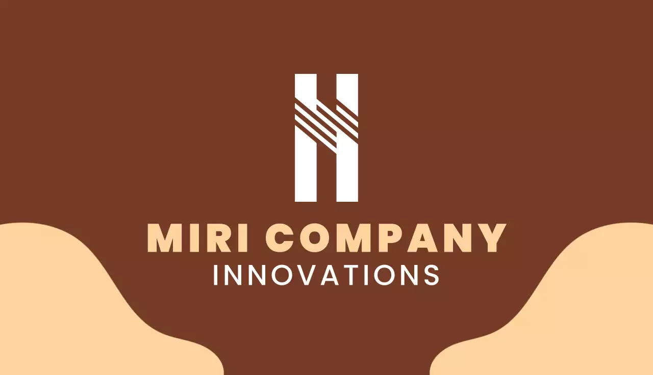 Brown Minimalist Business Card