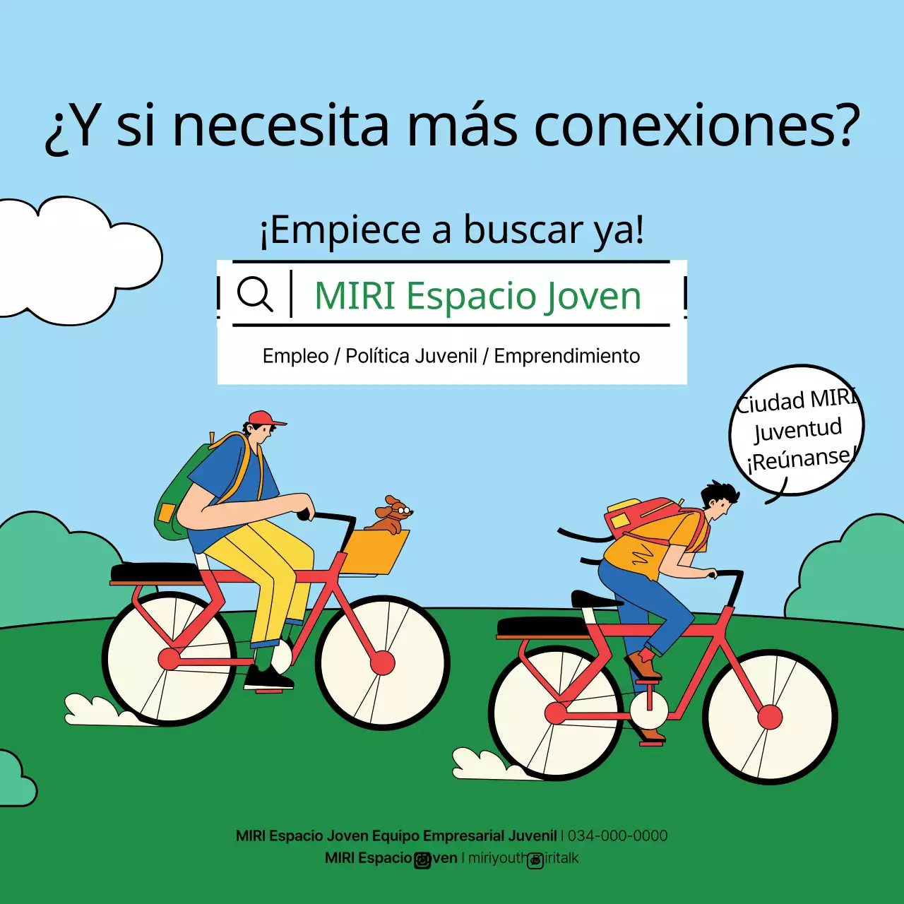 Promover una fiesta kitsch amarilla y verde para crear redes de jóvenes