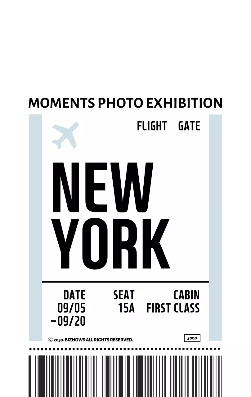 Wallpaper kemasan gantungan kunci berbentuk tiket pesawat sederhana