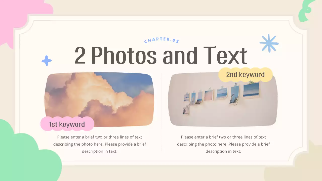 다채로운 현대 템플릿 프레젠테이션