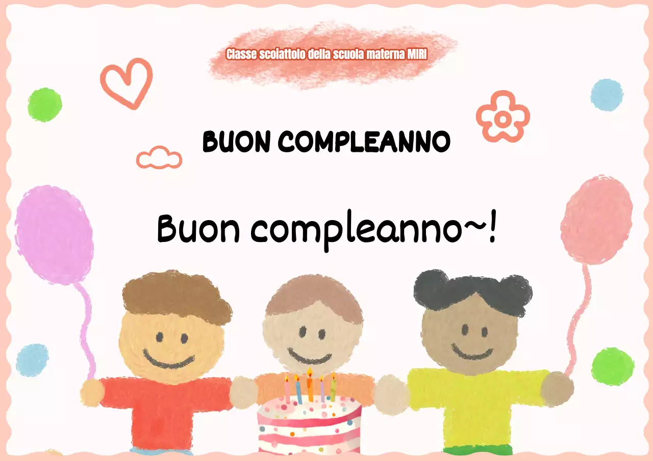 Buon compleanno in rosa