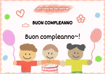 Buon compleanno in rosa