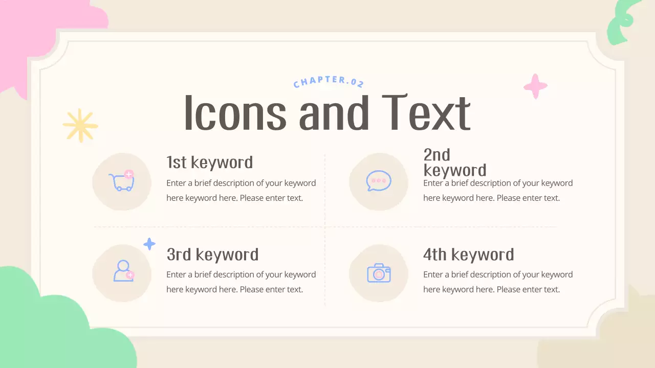 다채로운 현대 템플릿 프레젠테이션