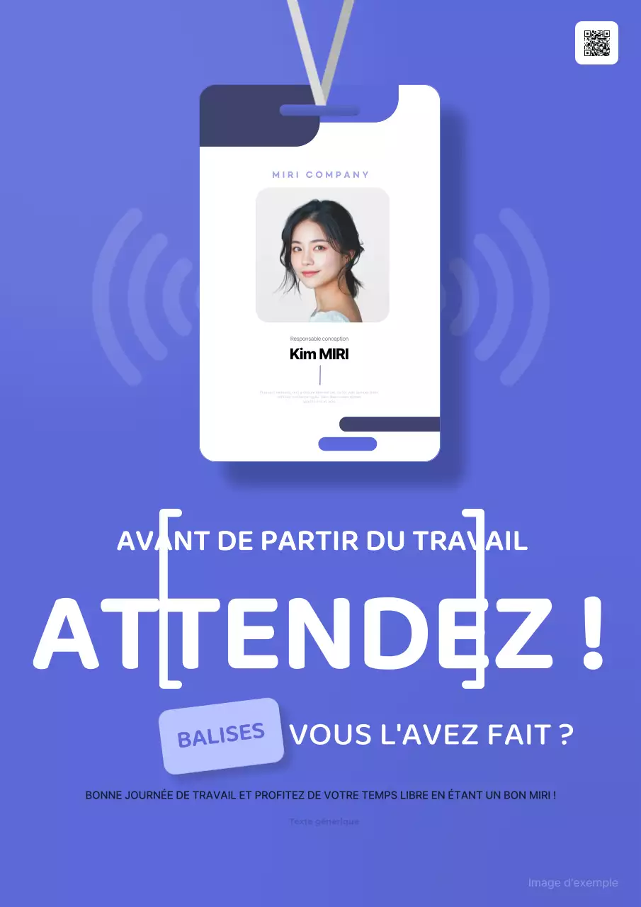 Campagne de la journée bleue du travail moderne