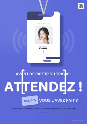 Campagne de la journée bleue du travail moderne