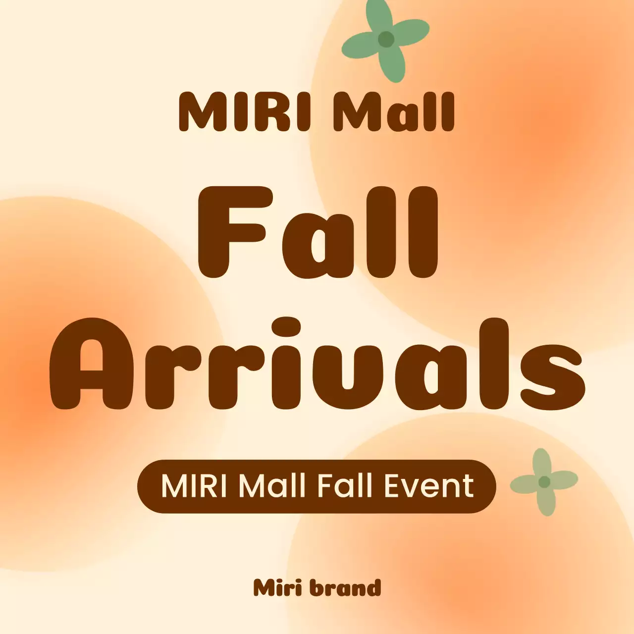 Yellow Retro Fall Promotion Instagram Carousel