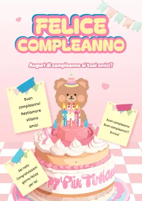 Una festa di compleanno rosa e accogliente