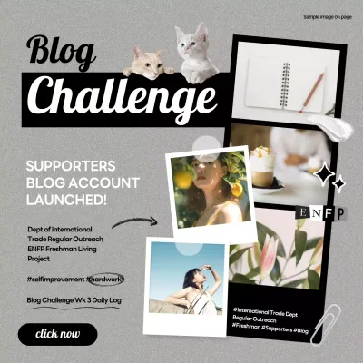 Grey Modern Blog Promotion Social Media Post