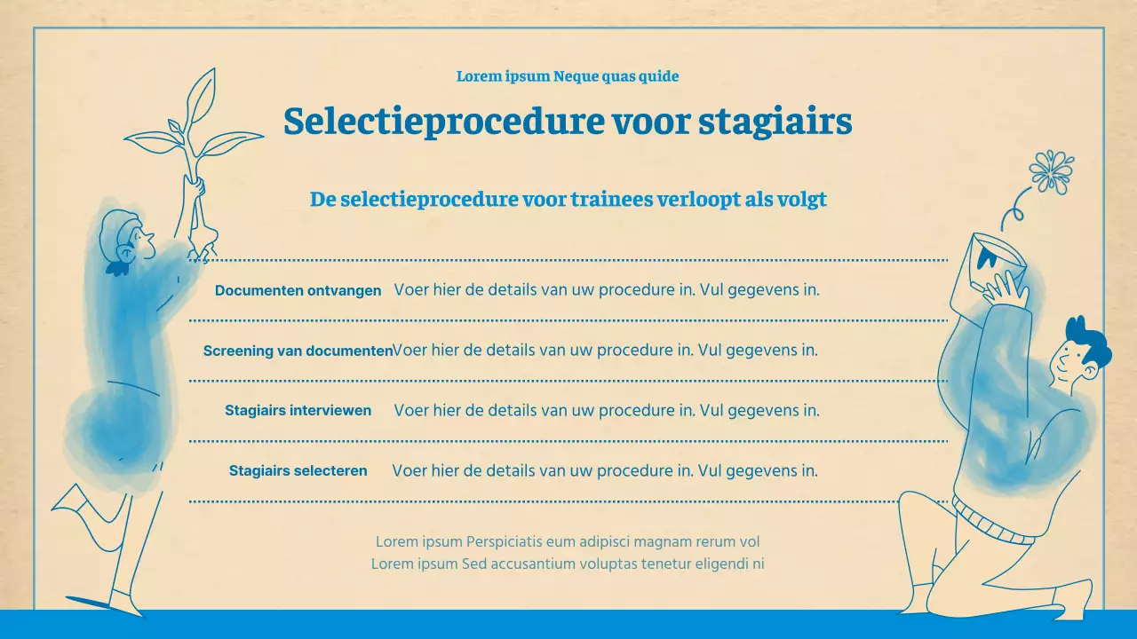 Schone, blauwe en bruine milieumappers