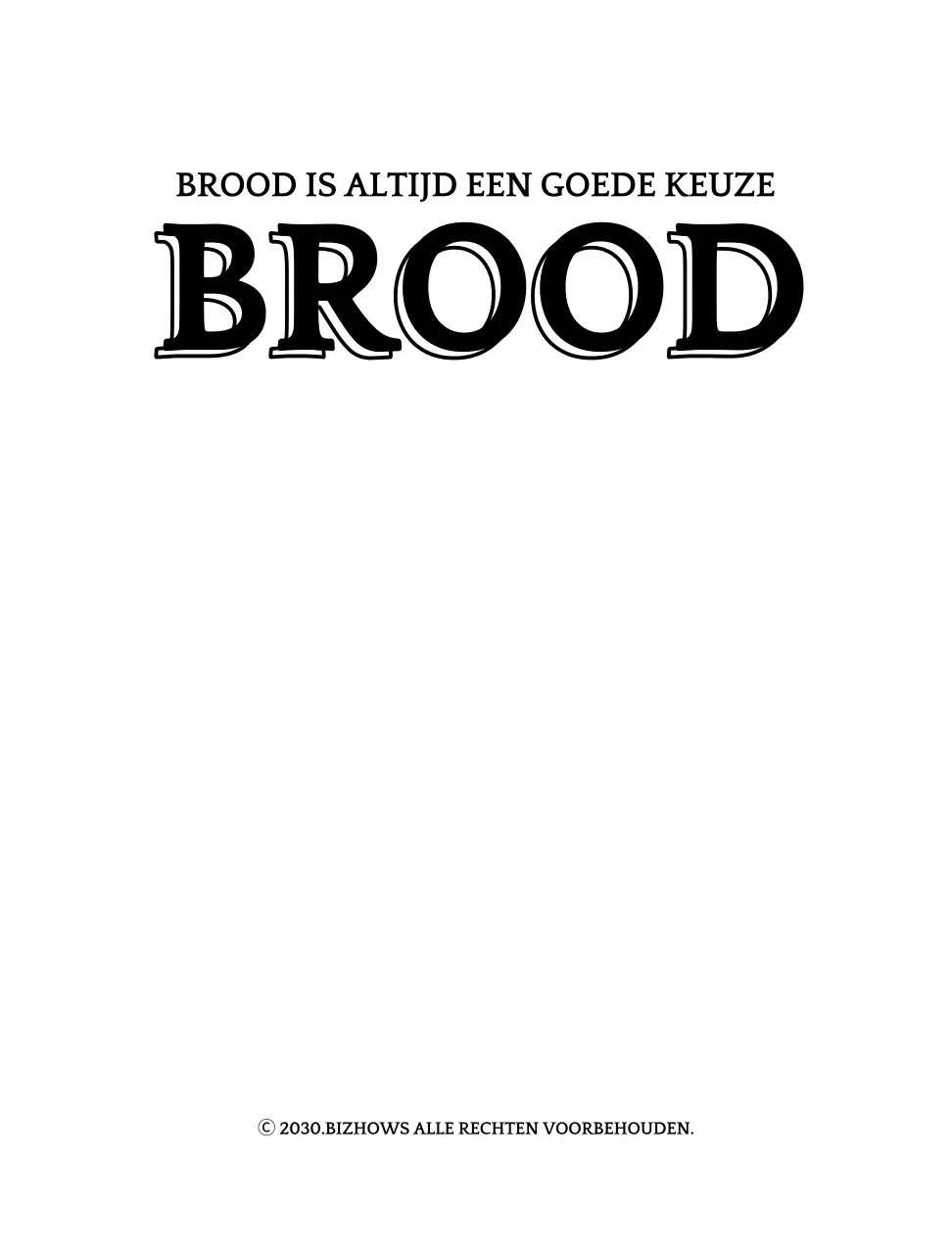 Bakkerij Ticket Bookmark Merchandise Behang