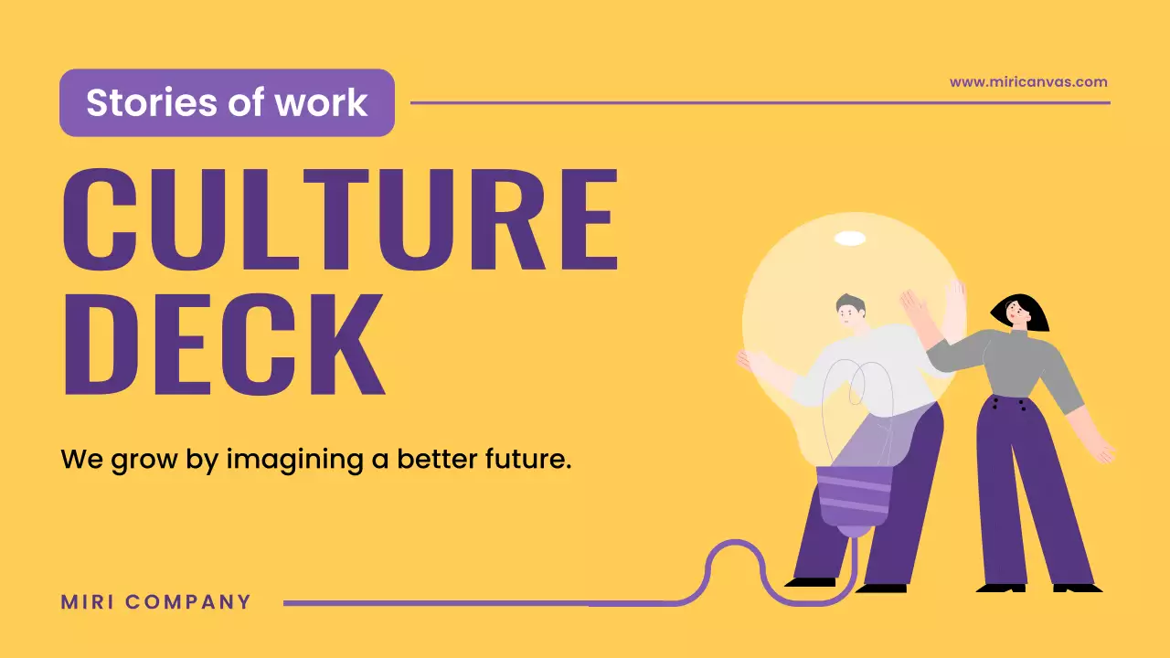 Yellow Modern Work Guide Presentation