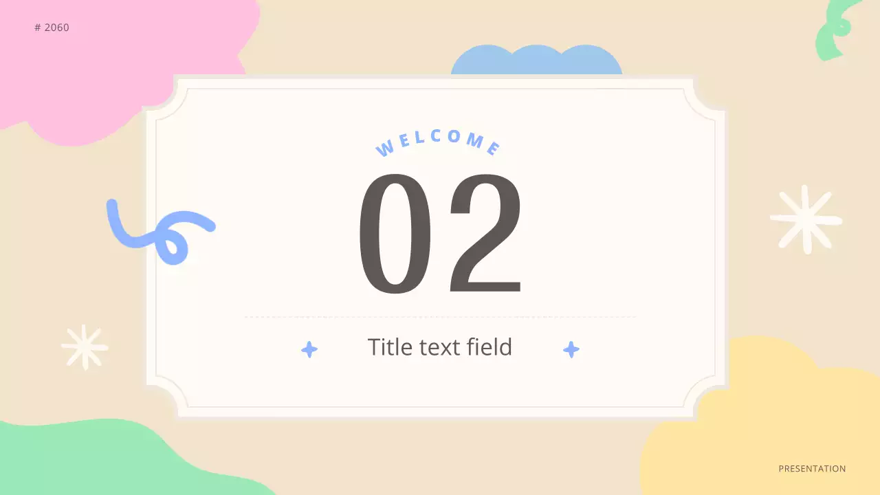 다채로운 현대 템플릿 프레젠테이션