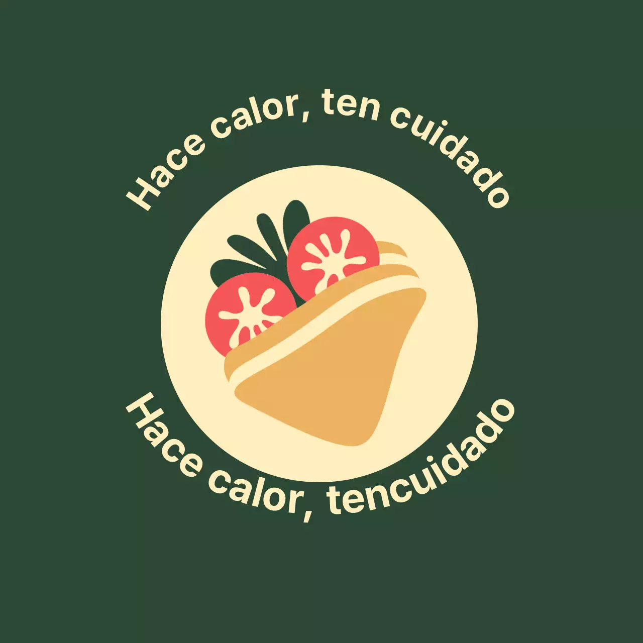 Pegatina Country Sandwich en verde