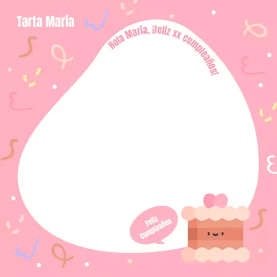 Bonitas tarjetas de felicitación en rosa y blanco