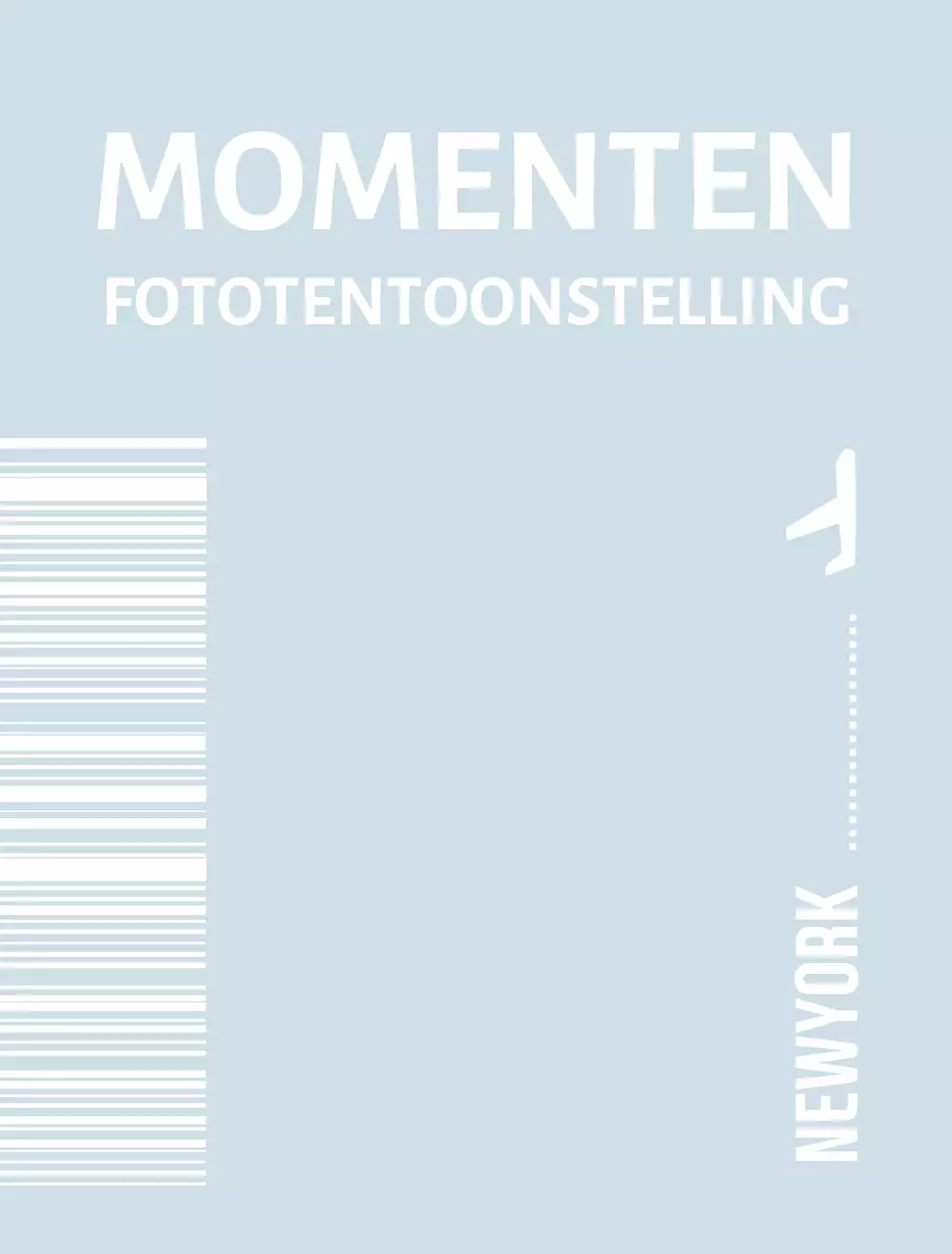 SmartTalk verpakkingsbehang in de vorm van een simpel vliegticket