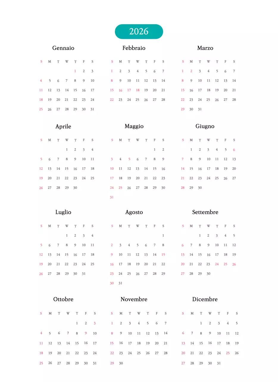 Colori caldiChiese con simpatiche illustrazioni