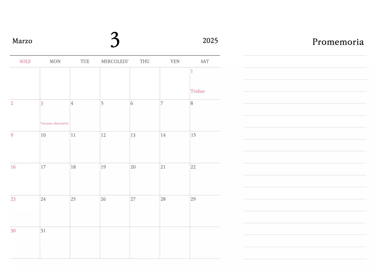 Colori caldiChiese con simpatiche illustrazioni