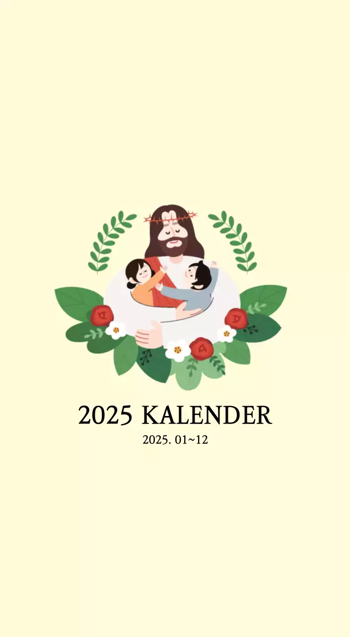 Warme kleurenKerken met schattige illustraties