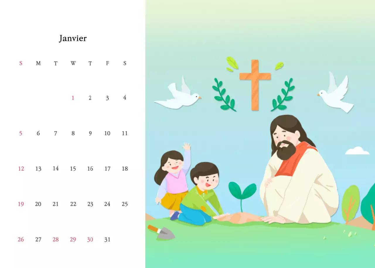 Des églises aux couleurs chaudes et des illustrations mignonnes