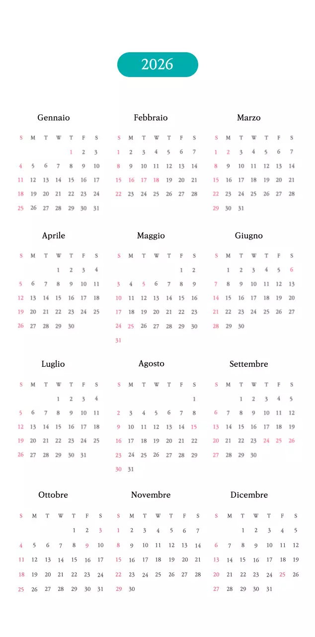 Colori caldiChiese con simpatiche illustrazioni