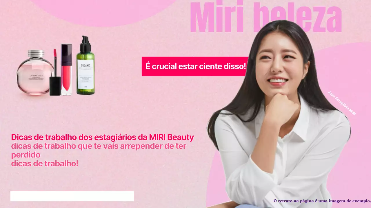 Anúncio de dicas de trabalho Pink Tidy