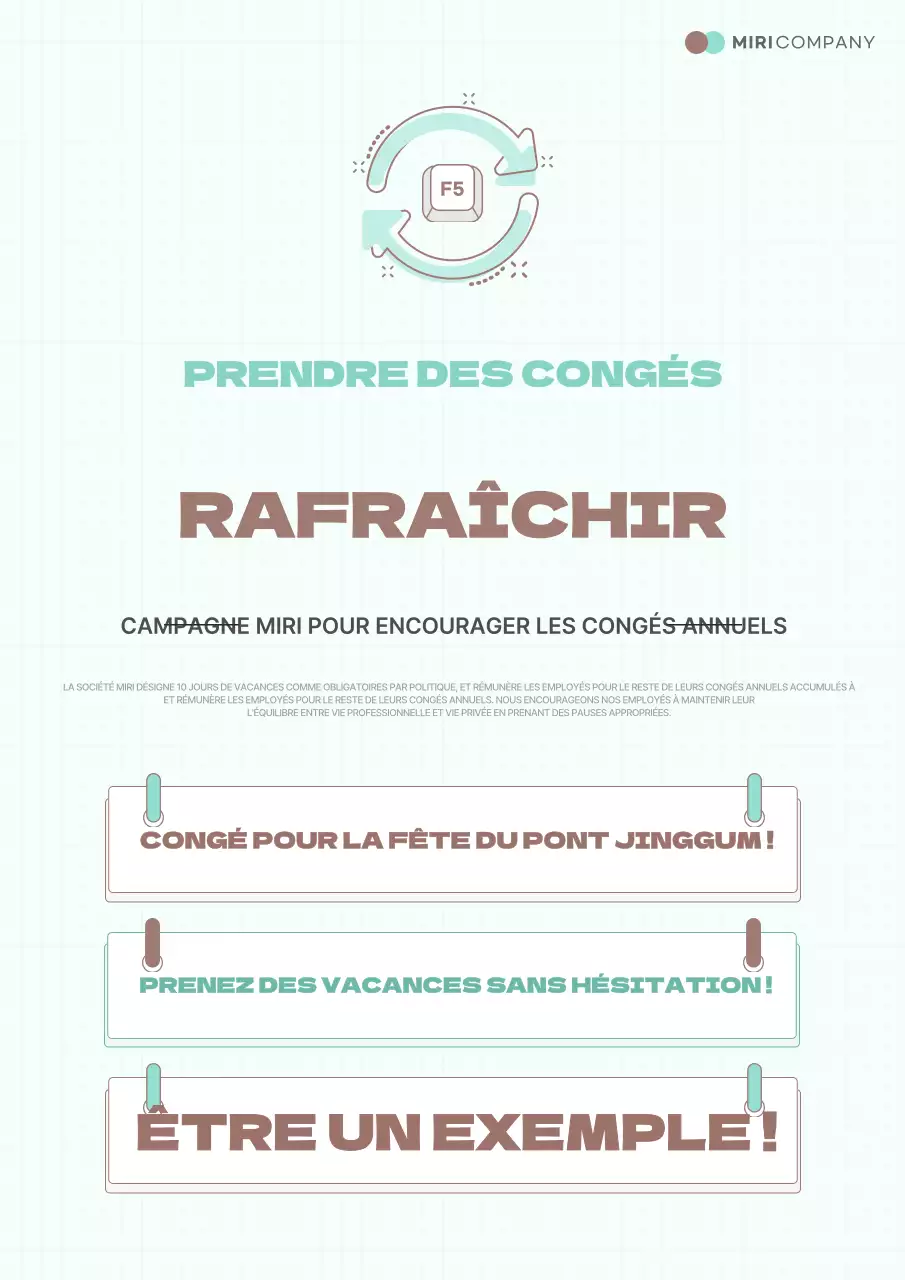 Promouvoir votre campagne Mint Modern