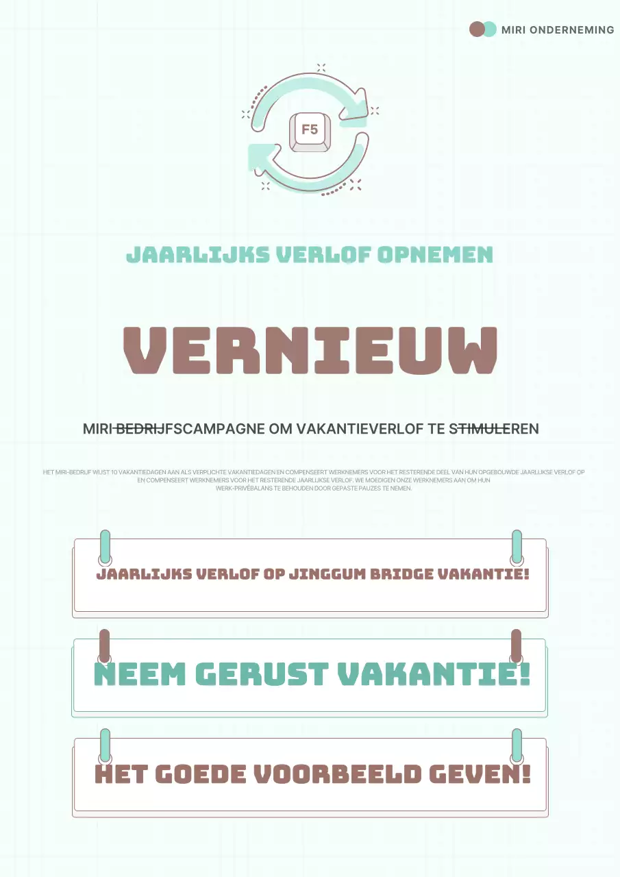 Promoot je Mint Modern campagne