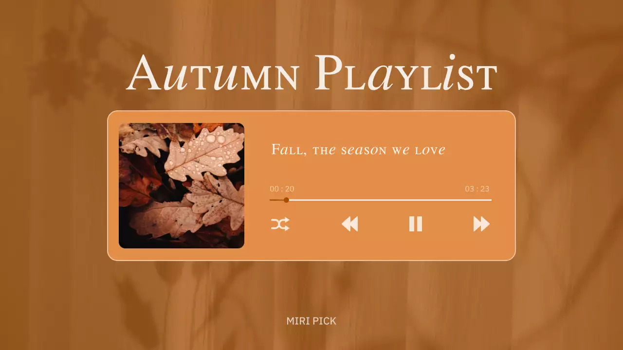 Brown Vintage Music Playlist YouTube Thumbnail