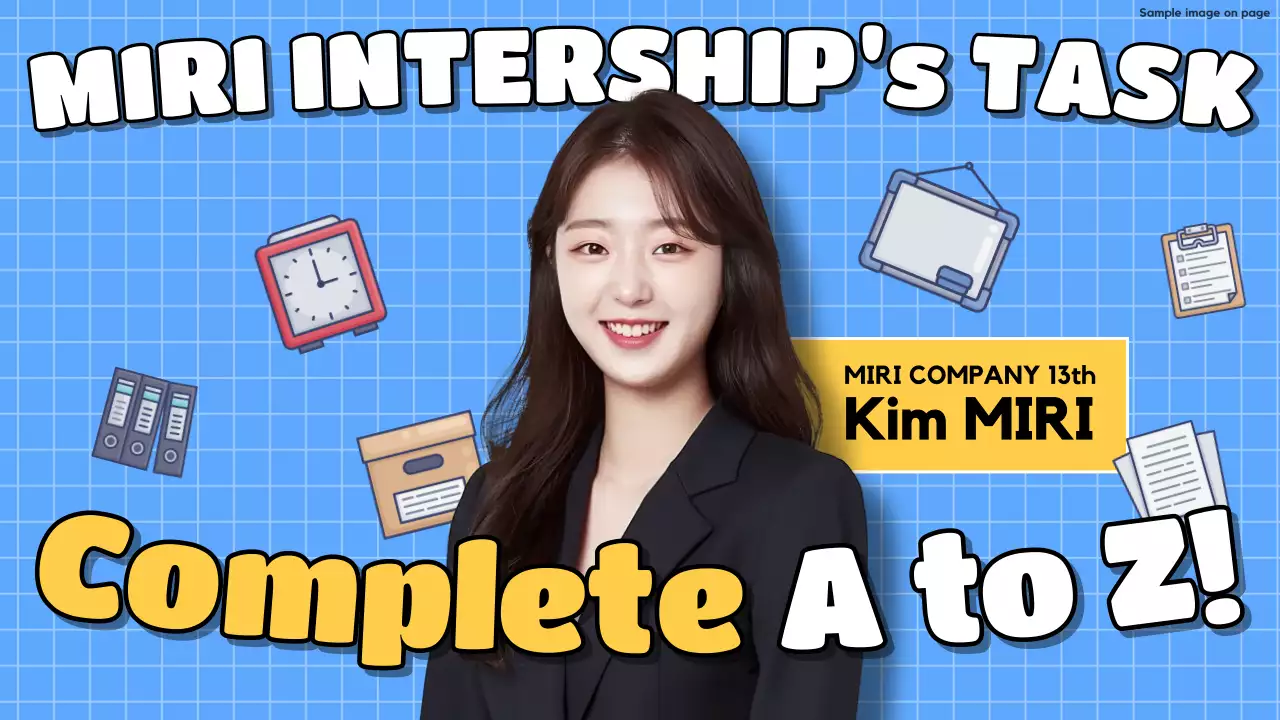 Blue Modern Internship Guide YouTube Thumbnail