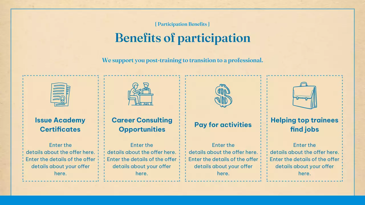 Beige Minimal Environmental Training Announcement Presentation