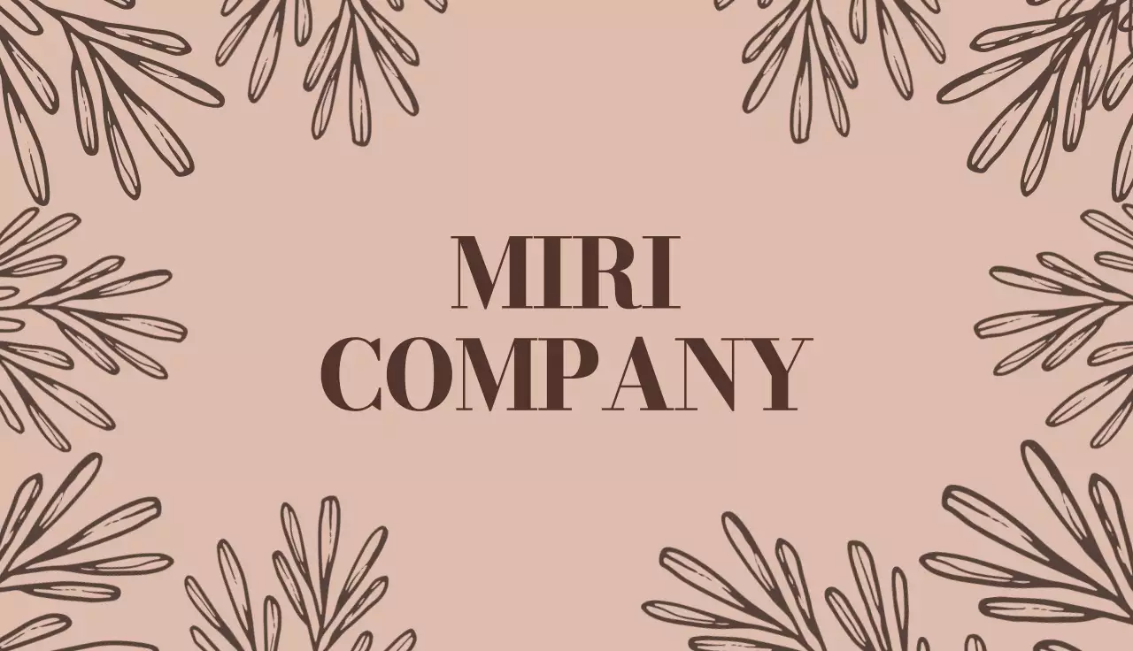 Beige Botanical Makeup Business Card