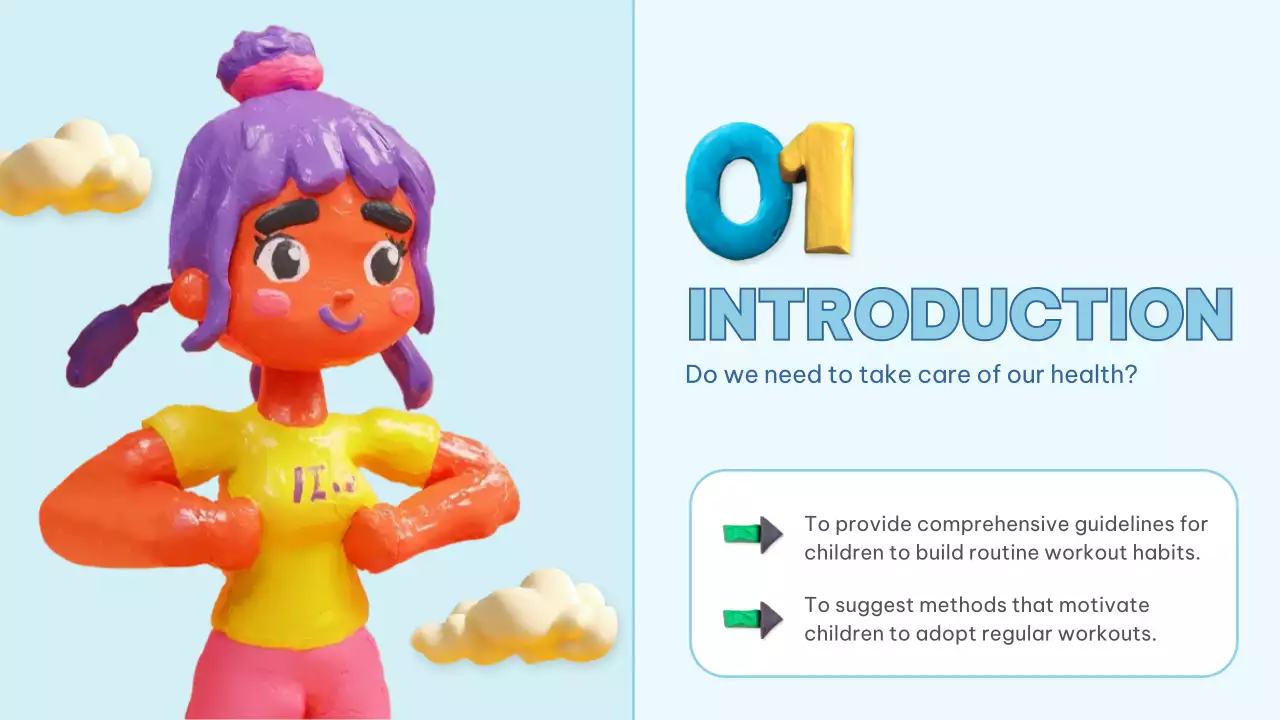 Blue Creative Children Guideline Presentation