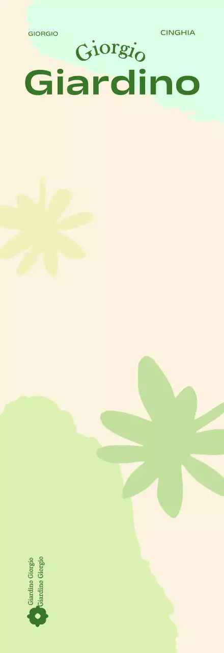 Carta da parati ecologica del giardino botanico per il telefono strap goodies