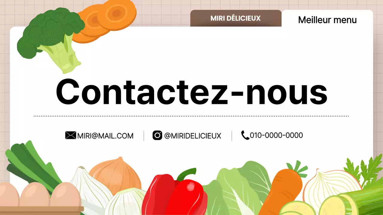 Promouvoir les produits jaunes pour restaurants