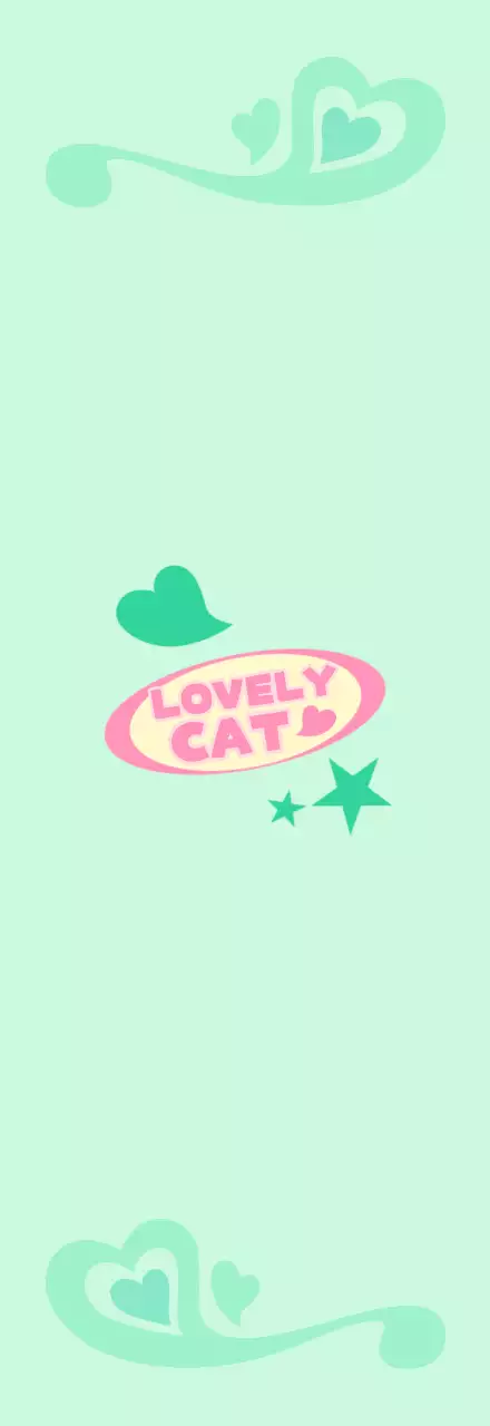 Pastel, kitschy prop long wallpaper