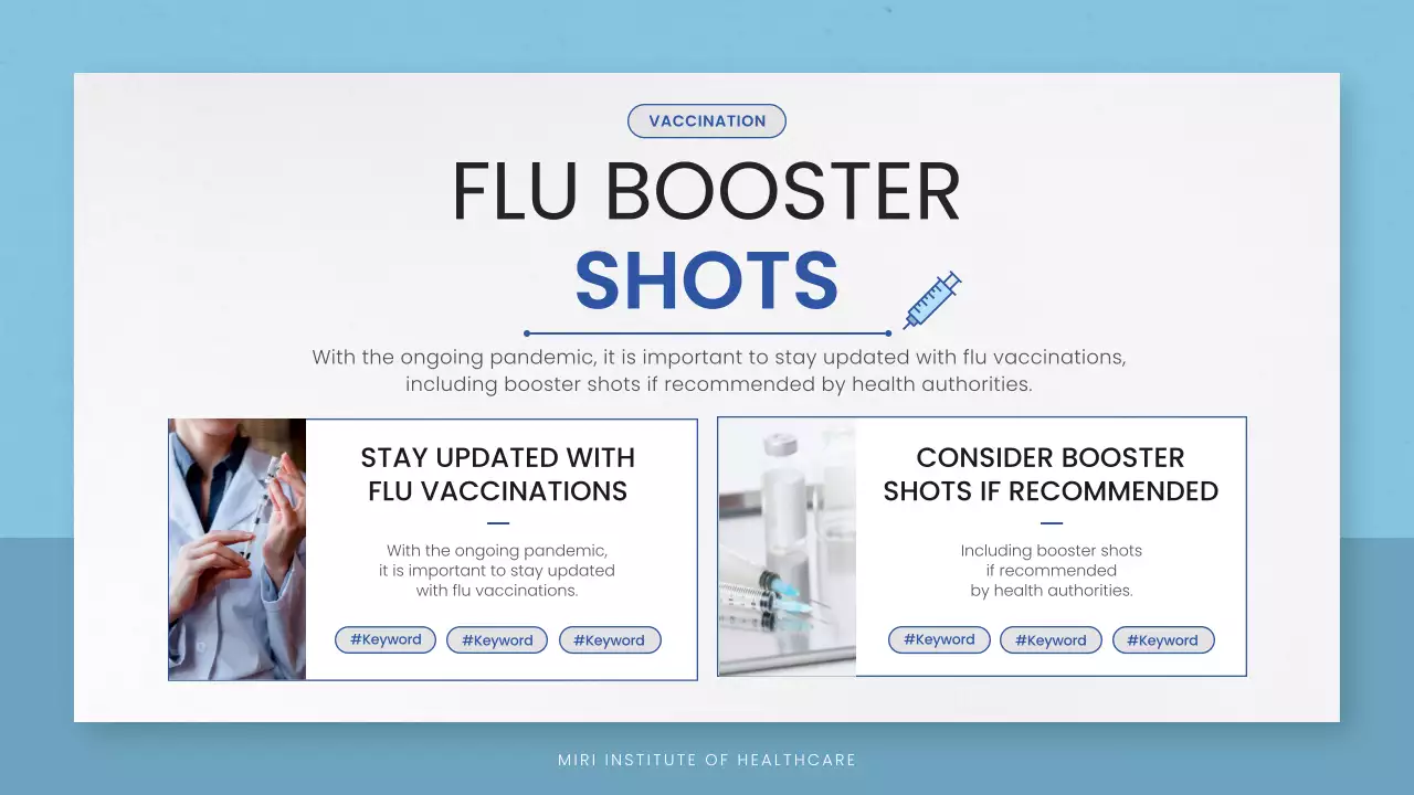 Blue Minimal Healthcare Guidelines Presentation