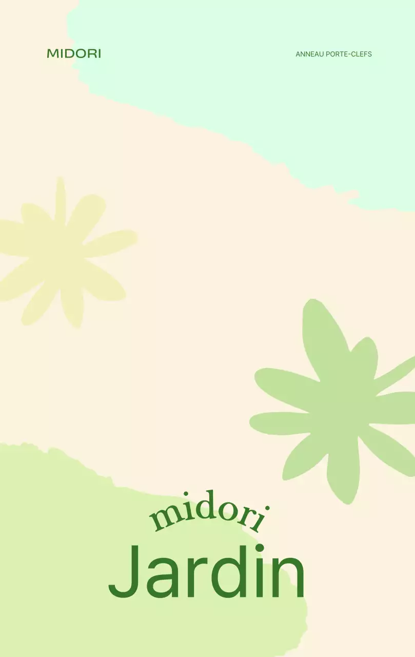 Porte-clés marchandise fond d'un jardin botanique respectueux de l'environnement