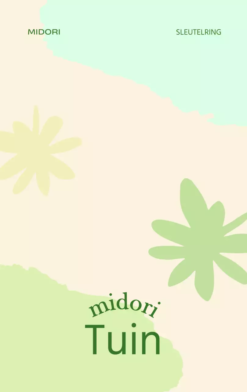 Sleutelhanger merchandise achtergrond van een milieuvriendelijke botanische tuin