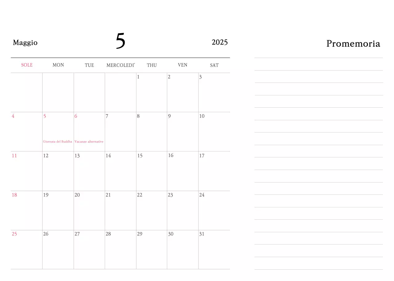 Colori caldiChiese con simpatiche illustrazioni