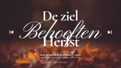 Bruine Vintage Herfst Afspeellijst Thumbnail