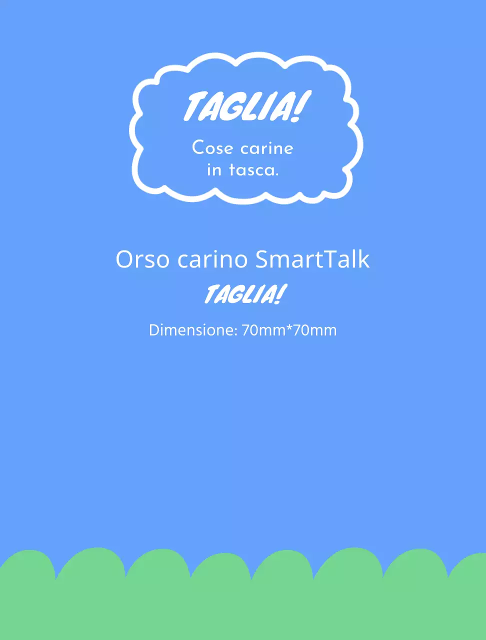 Carino lo sfondo blu SmartTalk