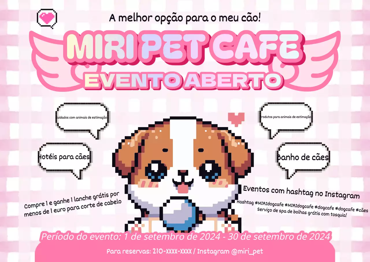 Promover animais de estimação cor-de-rosa
