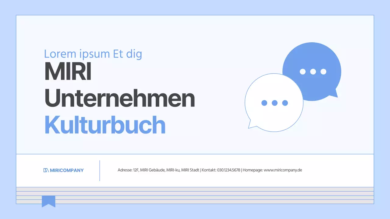 Ein Leitfaden für ein einfaches, hellblaues Buch über Unternehmenskultur