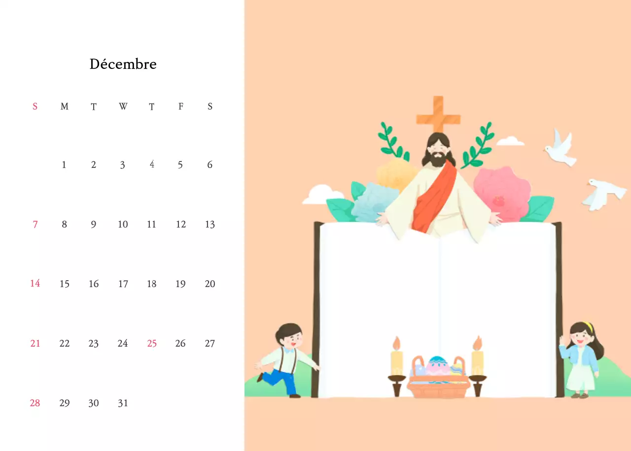 Des églises aux couleurs chaudes et des illustrations mignonnes