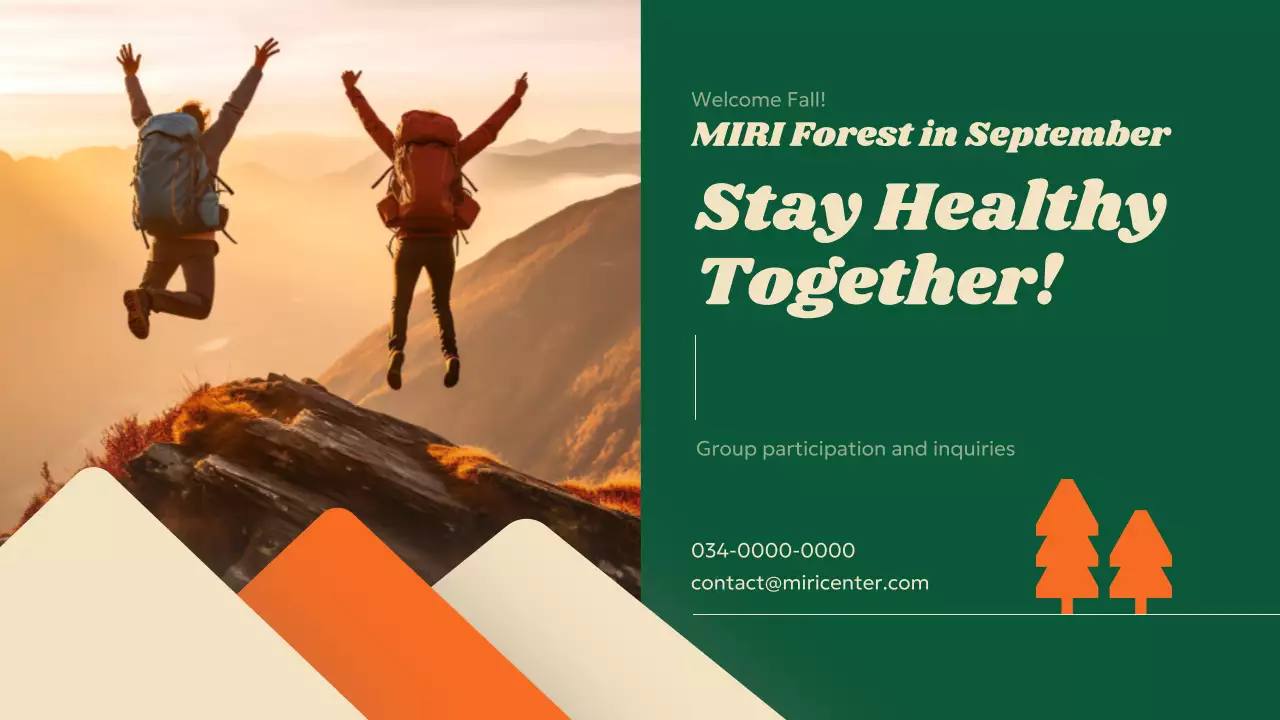 Green Rustic Trekking Schedule Presentation