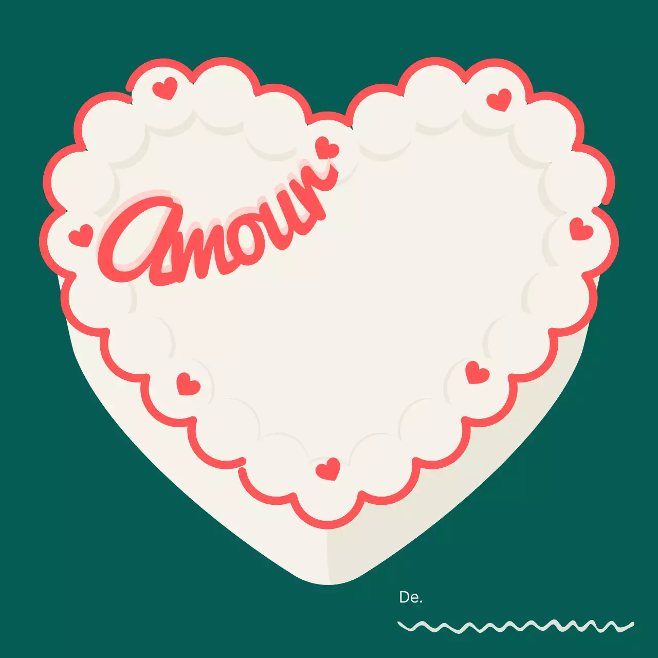 Mignon bloc-notes pour gâteaux en vert